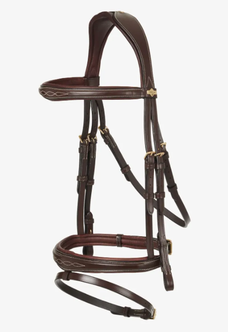 LeMieux Competition Flash Bridle Havana